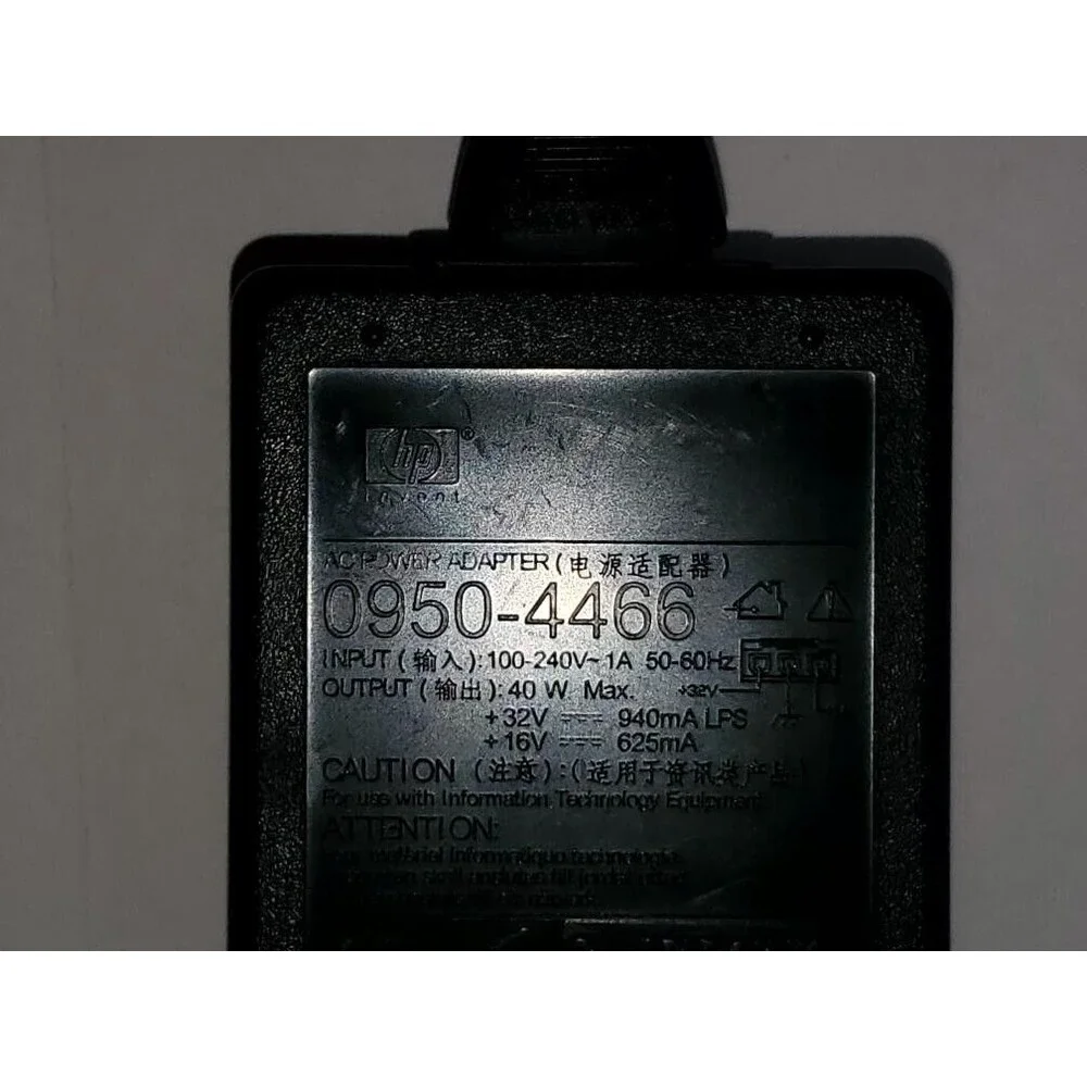 Genuine HP 0950-4466 AC Power Adapter 32v / 16v for Photosmart OfficeJet Printer